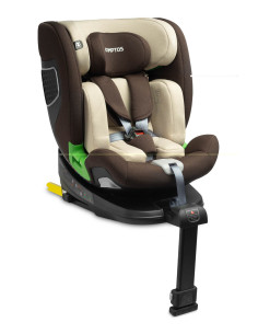 TERO-18565,Scaun auto rotativ Caretero KAMPTOS I-Size 40-150 cm Maro/Bej 2