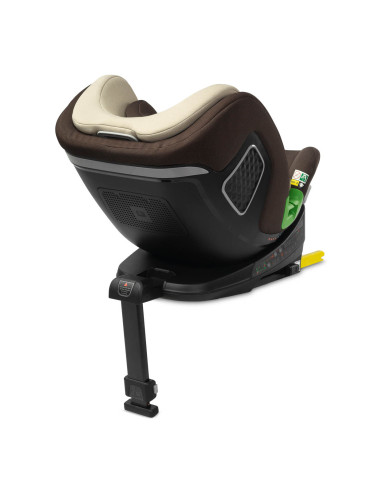 TERO-18565,Scaun auto rotativ Caretero KAMPTOS I-Size 40-150 cm Maro/Bej TERO-18565,Scaun auto rotativ Caretero KAMPTOS I-Size 40-150 cm Maro/Bej