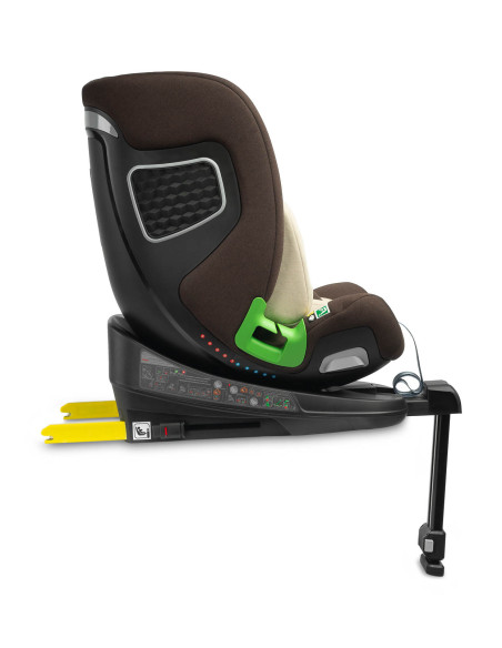 TERO-18565,Scaun auto rotativ Caretero KAMPTOS I-Size 40-150 cm Maro/Bej TERO-18565,Scaun auto rotativ Caretero KAMPTOS I-Size 40-150 cm Maro/Bej