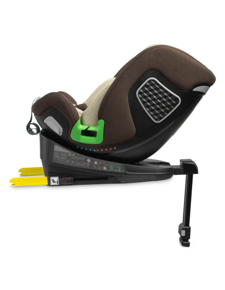 TERO-18565,Scaun auto rotativ Caretero KAMPTOS I-Size 40-150 cm Maro/Bej TERO-18565,Scaun auto rotativ Caretero KAMPTOS I-Size 40-150 cm Maro/Bej