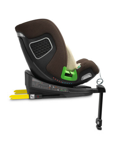 TERO-18565,Scaun auto rotativ Caretero KAMPTOS I-Size 40-150 cm Maro/Bej TERO-18565,Scaun auto rotativ Caretero KAMPTOS I-Size 40-150 cm Maro/Bej