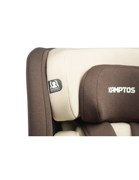 TERO-18565,Scaun auto rotativ Caretero KAMPTOS I-Size 40-150 cm Maro/Bej TERO-18565,Scaun auto rotativ Caretero KAMPTOS I-Size 40-150 cm Maro/Bej