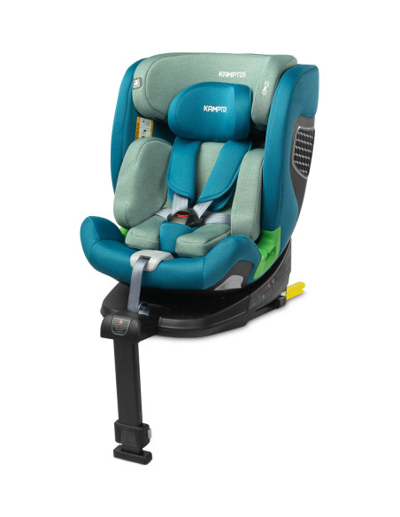 TERO-18567,Scaun auto rotativ Caretero KAMPTOS I-Size 40-150 cm Albastru/Verde TERO-18567,Scaun auto rotativ Caretero KAMPTOS I-Size 40-150 cm Albastru/Verde