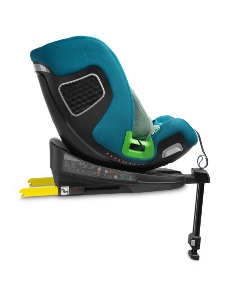 TERO-18567,Scaun auto rotativ Caretero KAMPTOS I-Size 40-150 cm Albastru/Verde TERO-18567,Scaun auto rotativ Caretero KAMPTOS I-Size 40-150 cm Albastru/Verde
