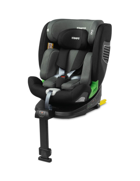 TERO-18566,Scaun auto rotativ Caretero KAMPTOS I-Size 40-150 cm Gri/Negru TERO-18566,Scaun auto rotativ Caretero KAMPTOS I-Size 40-150 cm Gri/Negru