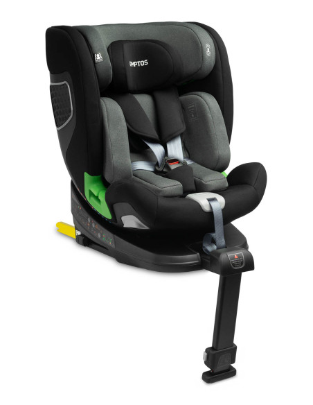 TERO-18566,Scaun auto rotativ Caretero KAMPTOS I-Size 40-150 cm Gri/Negru TERO-18566,Scaun auto rotativ Caretero KAMPTOS I-Size 40-150 cm Gri/Negru