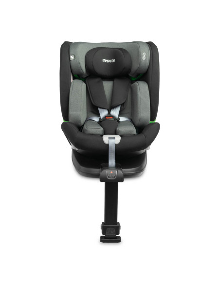 TERO-18566,Scaun auto rotativ Caretero KAMPTOS I-Size 40-150 cm Gri/Negru TERO-18566,Scaun auto rotativ Caretero KAMPTOS I-Size 40-150 cm Gri/Negru