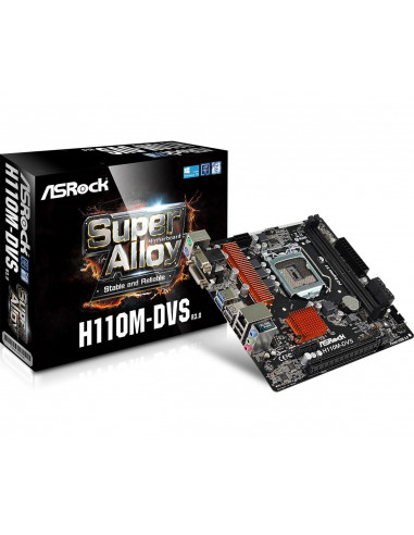 Placa de baza ASRock H110M-DVS R3.0, Socket,H110M-DVS R3.0