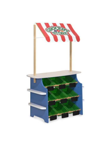 MD4070,Stand de joaca din lemn Fructe si legume