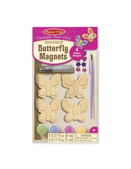 MD9515,Set creatie Fluturasi din lemn magnetici