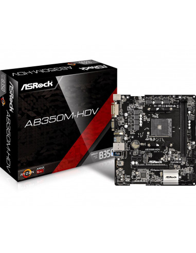 Placa de baza ASRock AB350M-HDV, Socket,AB350M-HDV