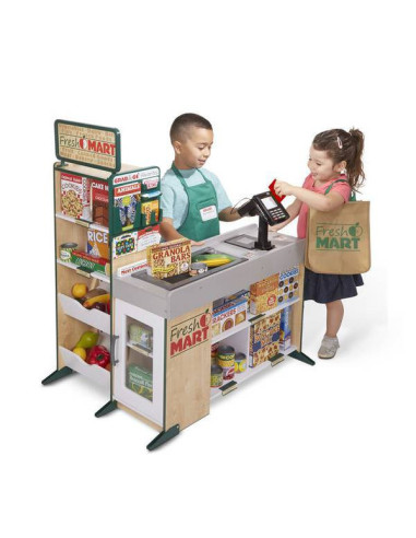 MD9340,Colt de joaca din lemn Supermarket Melissa and Doug