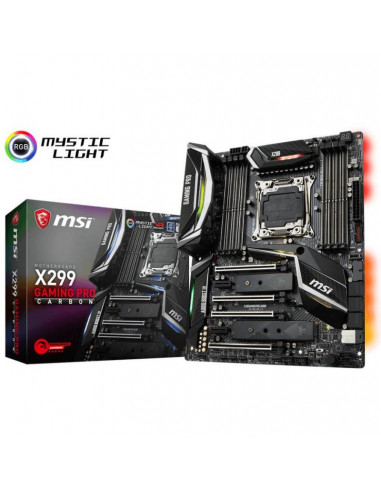 Placa de baza MSI X299 GAMING PRO CARBON, Socket 2066,X299