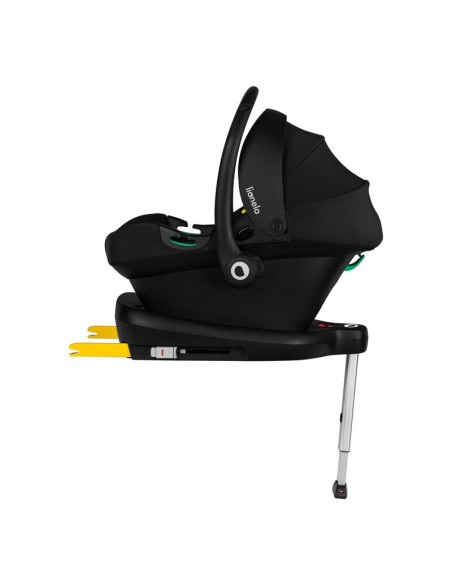 BN-LO-ASTRID_I-SIZE_BASE_BLACK,Lionelo - Baza scaun auto i-Size, Astrid, Cu Isofix, Cu indicatori pentru instalare corecta, Negr