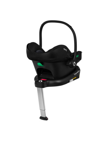 BN-LO-ASTRID_I-SIZE_BASE_BLACK,Lionelo - Baza scaun auto i-Size, Astrid, Cu Isofix, Cu indicatori pentru instalare corecta, Negr