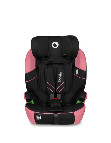 BN-LO-LEVI_ONE_I-SIZE_PINK_ROSE,Lionelo - Scaun auto, Levi One i-Size, Universal, Instalare FWF, Cu tetiera reglabila in 10 pozi