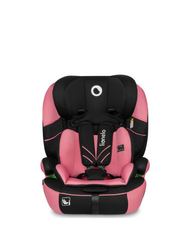 BN-LO-LEVI_ONE_I-SIZE_PINK_ROSE,Lionelo - Scaun auto, Levi One i-Size, Universal, Instalare FWF, Cu tetiera reglabila in 10 pozi