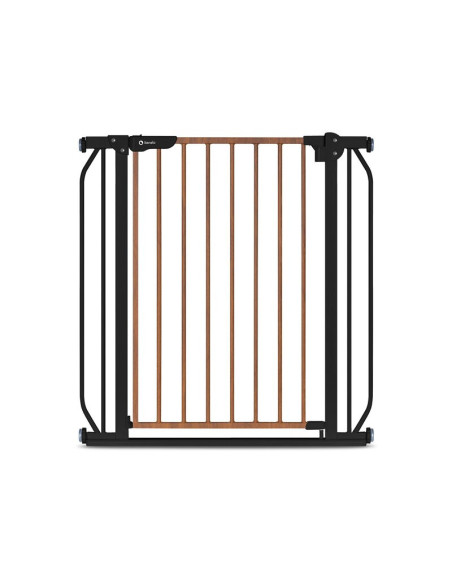 BN-LO-TRUUS_SLIM_BLACK_CARBON_NATURAL,Lionelo - Poarta de siguranta prin presiune Truus Slim, 105 cm, Conform cu standardul euro