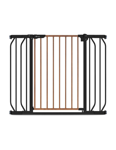 BN-LO-TRUUS_SLIM_BLACK_CARBON_NATURAL,Lionelo - Poarta de siguranta prin presiune Truus Slim, 105 cm, Conform cu standardul euro