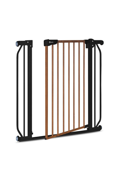 BN-LO-TRUUS_SLIM_BLACK_CARBON_NATURAL,Lionelo - Poarta de siguranta prin presiune Truus Slim, 105 cm, Conform cu standardul euro