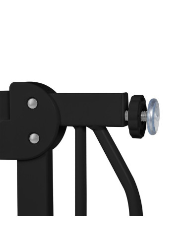 BN-LO-TRUUS_SLIM_BLACK_CARBON_NATURAL,Lionelo - Poarta de siguranta prin presiune Truus Slim, 105 cm, Conform cu standardul euro