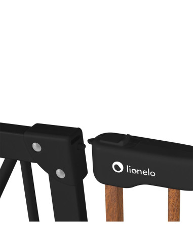 BN-LO-TRUUS_SLIM_BLACK_CARBON_NATURAL,Lionelo - Poarta de siguranta prin presiune Truus Slim, 105 cm, Conform cu standardul euro