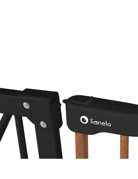 BN-LO-TRUUS_SLIM_BLACK_CARBON_NATURAL,Lionelo - Poarta de siguranta prin presiune Truus Slim, 105 cm, Conform cu standardul euro