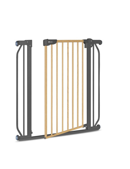 BN-LO-TRUUS_SLIM_GREY_GRAPHITE,Lionelo - Poarta de siguranta prin presiune Truus Slim, 105 cm, Conform cu standardul europeane d