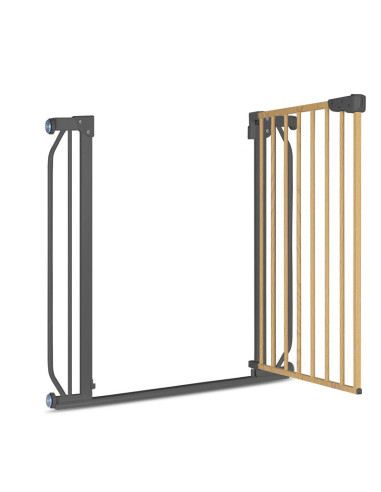 BN-LO-TRUUS_SLIM_GREY_GRAPHITE,Lionelo - Poarta de siguranta prin presiune Truus Slim, 105 cm, Conform cu standardul europeane d