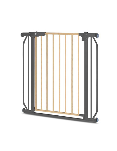 BN-LO-TRUUS_SLIM_GREY_GRAPHITE,Lionelo - Poarta de siguranta prin presiune Truus Slim, 105 cm, Conform cu standardul europeane d