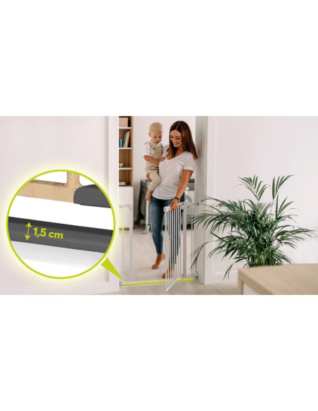 BN-LO-TRUUS_SLIM_GREY_GRAPHITE,Lionelo - Poarta de siguranta prin presiune Truus Slim, 105 cm, Conform cu standardul europeane d