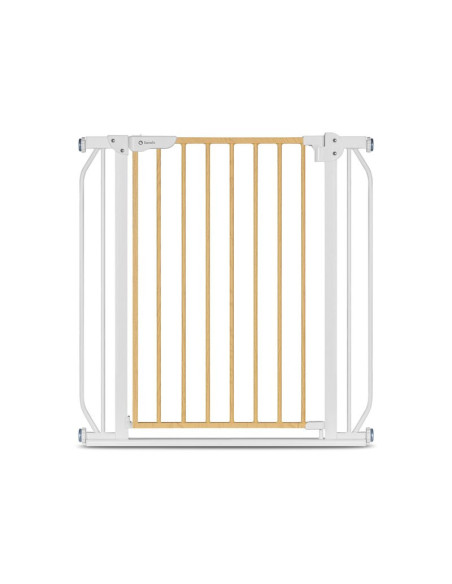 BN-LO-TRUUS_SLIM_WHITE_NATURAL,Lionelo - Poarta de siguranta prin presiune Truus Slim, 105 cm, Conform cu standardul europeane d