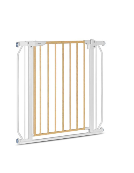 BN-LO-TRUUS_SLIM_WHITE_NATURAL,Lionelo - Poarta de siguranta prin presiune Truus Slim, 105 cm, Conform cu standardul europeane d