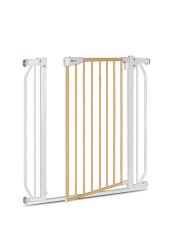 BN-LO-TRUUS_SLIM_WHITE_NATURAL,Lionelo - Poarta de siguranta prin presiune Truus Slim, 105 cm, Conform cu standardul europeane d