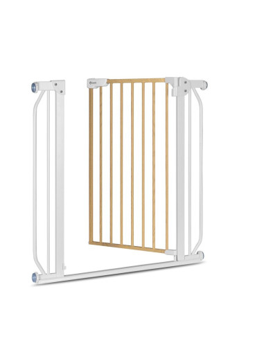 BN-LO-TRUUS_SLIM_WHITE_NATURAL,Lionelo - Poarta de siguranta prin presiune Truus Slim, 105 cm, Conform cu standardul europeane d