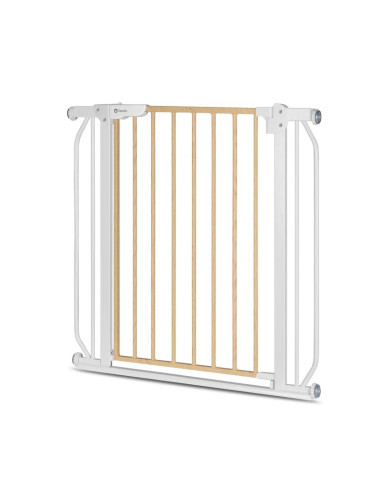 BN-LO-TRUUS_SLIM_WHITE_NATURAL,Lionelo - Poarta de siguranta prin presiune Truus Slim, 105 cm, Conform cu standardul europeane d