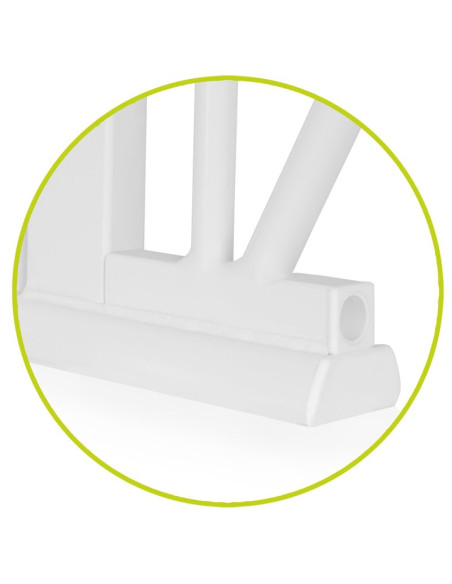 BN-LO-TRUUS_SLIM_WHITE_NATURAL,Lionelo - Poarta de siguranta prin presiune Truus Slim, 105 cm, Conform cu standardul europeane d