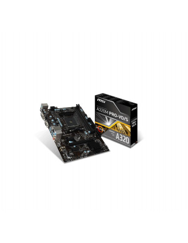 Placa de baza MSI A320M PRO-VD/S, Socket AM4,A320M PRO-VD/S