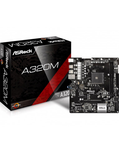 Placa de baza ASRock A320M, Socket AM4,A320M
