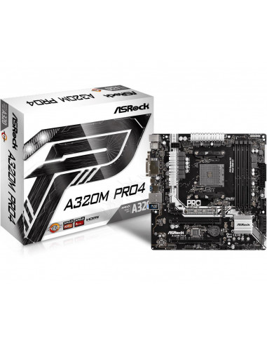 Placa de baza ASRock A320M Pro4, Socket AM4,A320M PRO4