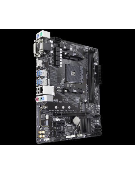 Placa de baza Gigabyte, GA-A320M-S2H, Socket AM4,A320M-S2H