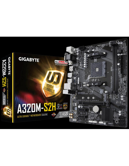Placa de baza Gigabyte, GA-A320M-S2H, Socket AM4,A320M-S2H