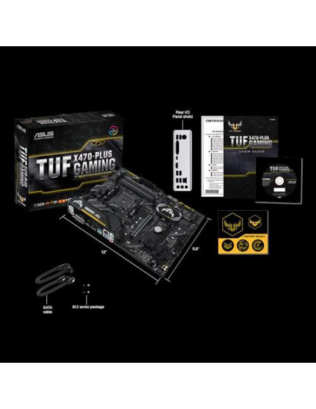 Placa de baza Asus TUF X470-PLUS GAMING, Socket AM4,TUF