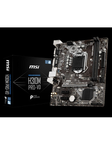 Placa de baza MSI H310M PRO-VD, Socket 1151,H310M PRO-VD