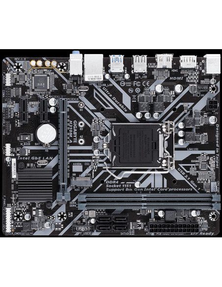Placa de baza GIGABYTE H310M A, Socket 1151,H310M A