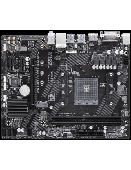 Placa de baza Gigabyte GA-A320M-H, Socket AM4,A320M-H