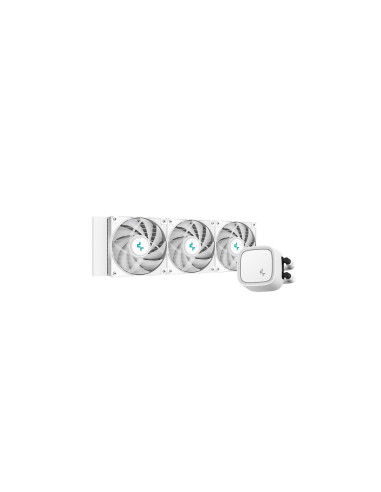 R-LE720-WHAMMN-G-1,Cooler Deepcool "LE720 WH", compatibil skt. Intel si AMD, racire cu lichid, ventilator 120 mm x 3, 2250 rpm, 