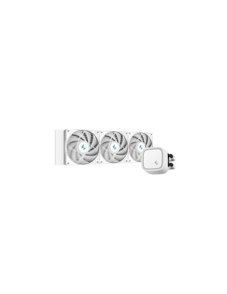 R-LE720-WHAMMN-G-1,Cooler Deepcool "LE720 WH", compatibil skt. Intel si AMD, racire cu lichid, ventilator 120 mm x 3, 2250 rpm, 