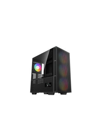 R-CH560-BKAPE4D-G-1,CARCASA DeepCool "CH560 Digital", Middle Tower, ATX, fara sursa, sticla securizata, 4xfan RGB, USB 3.2 gen 1