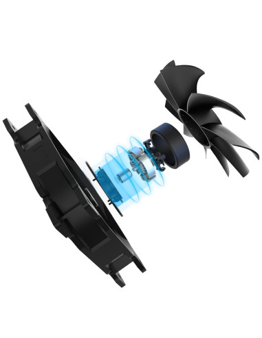 DN120 3 IN 1,SET 3 VENTILATOARE PCCOOLER, 120mm, 1200 RPM, LED, conector 3 pin, "DN120 3 IN 1"